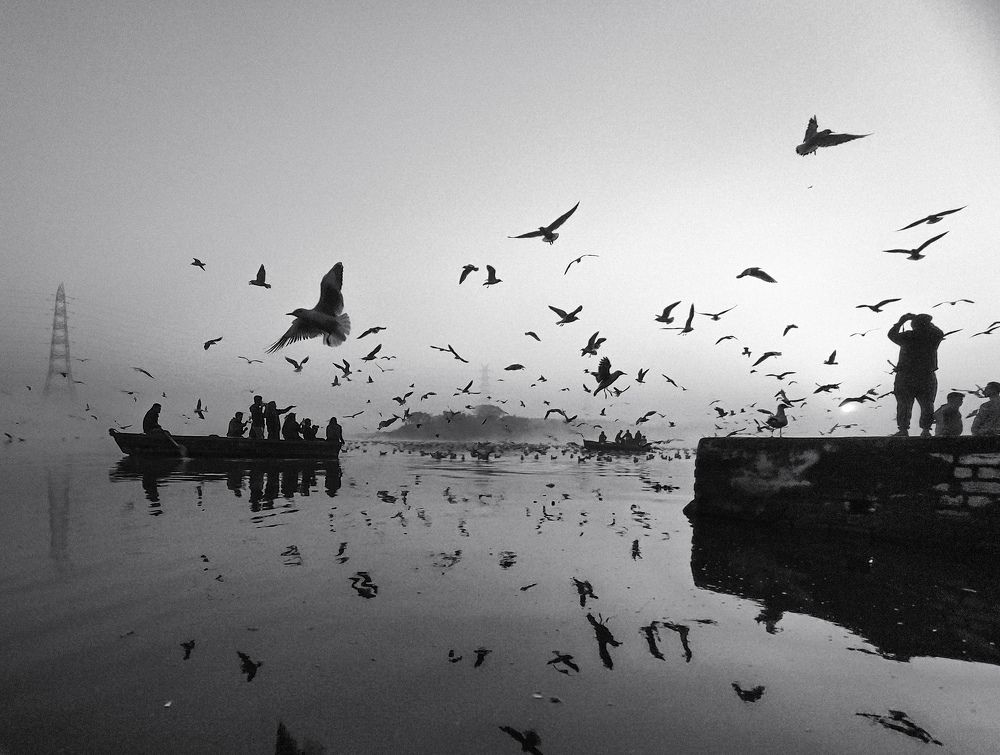 Wide view of Yamuna Ghat