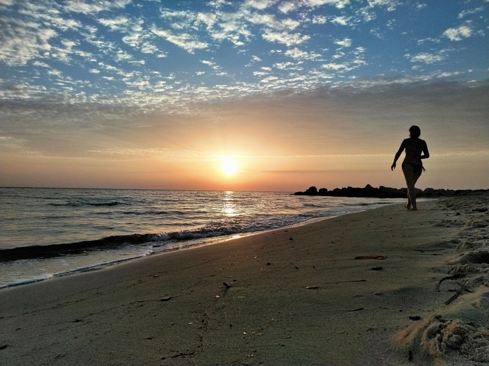 Раннее утро на море