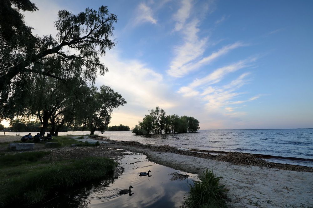 Небо над Днепром.