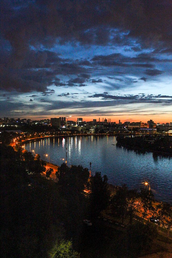 Закат над Москвой-рекой