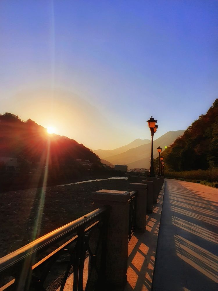 Вечернее солнце