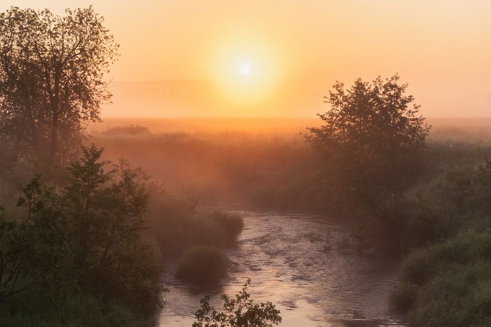 Рассвет на р. Кунья