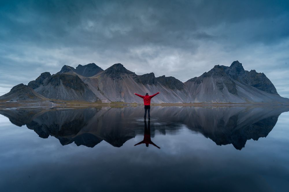 Blue hour at the Batman Mountain