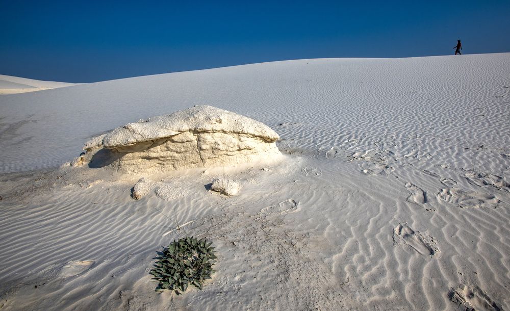 White Desert in White Sands NP, USA