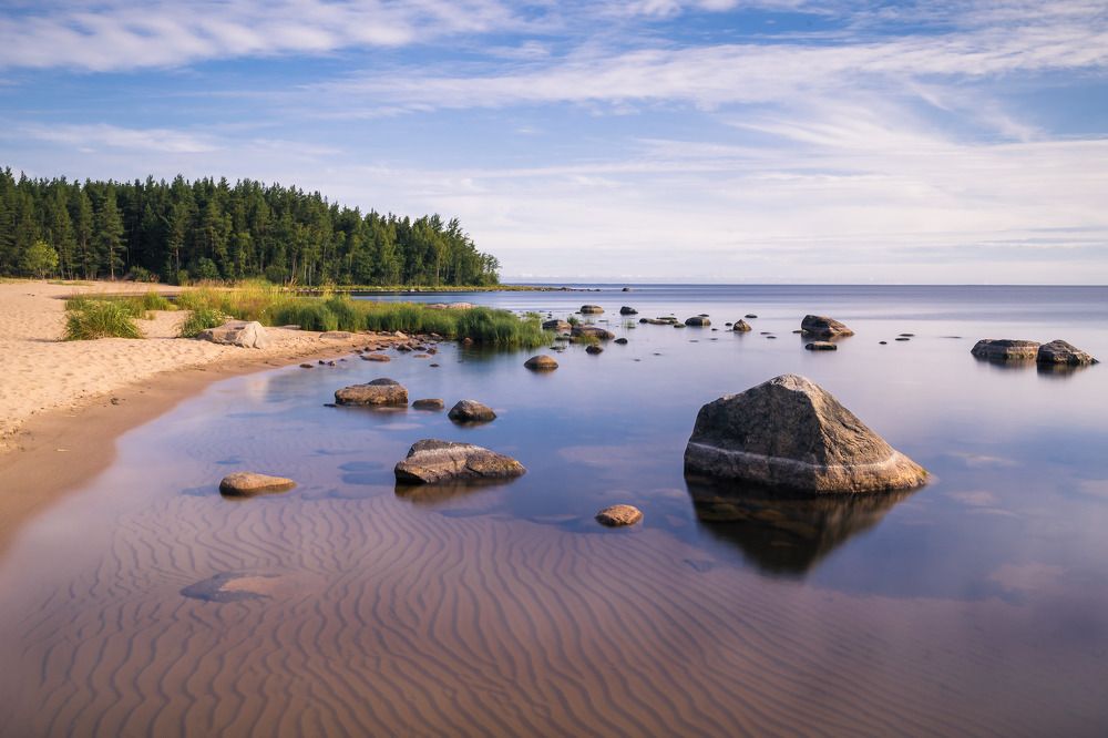 Пляжи Ладоги.