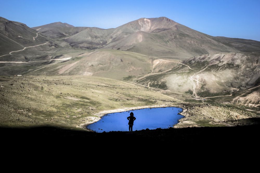The natural heights of Mount Sablan
