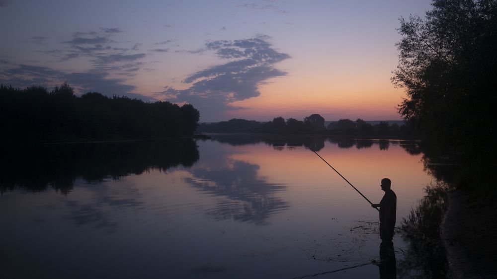 Рассвет над рекой Сож