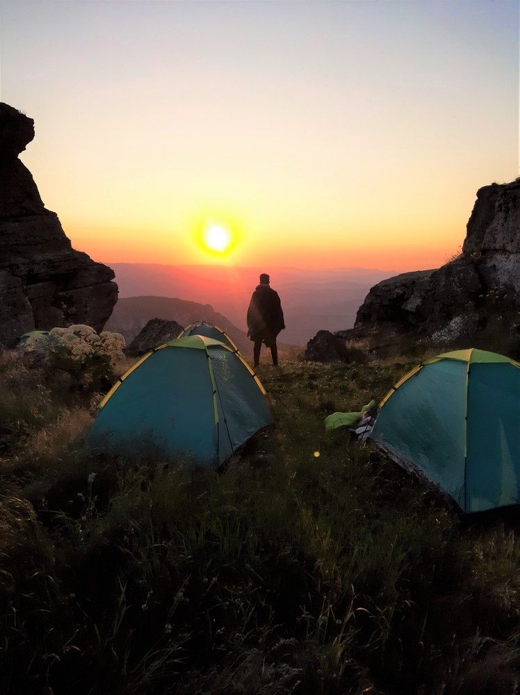Рассвет на вершине Аленга, Южная Демерджи