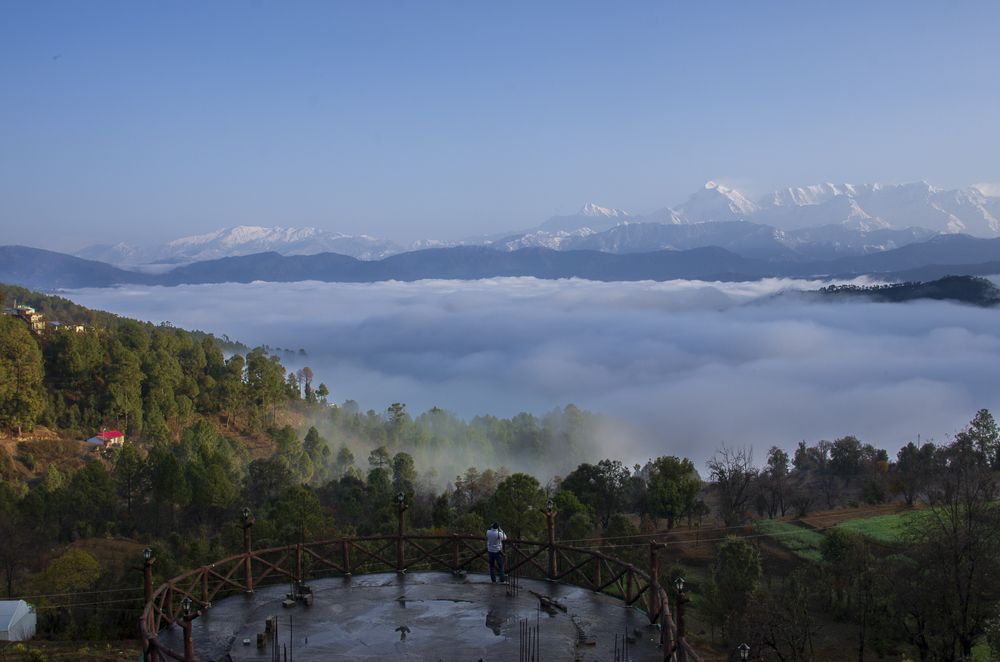 Mount Trisul view from Kausani