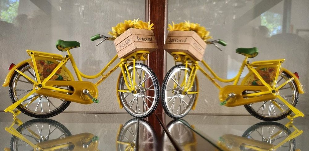 la bicicleta amarilla