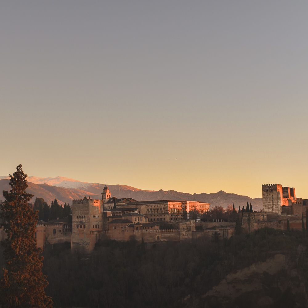 Atardecer en la Alhambra