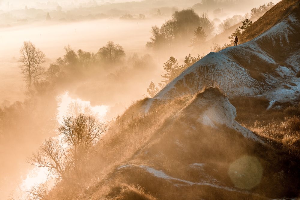 Осеннее утро в Крапивенском городище