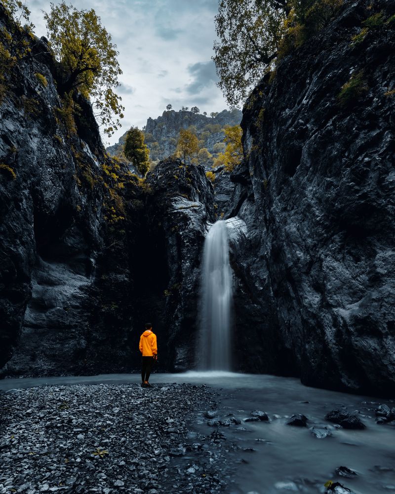 This is the Khwengrkan Waterfall