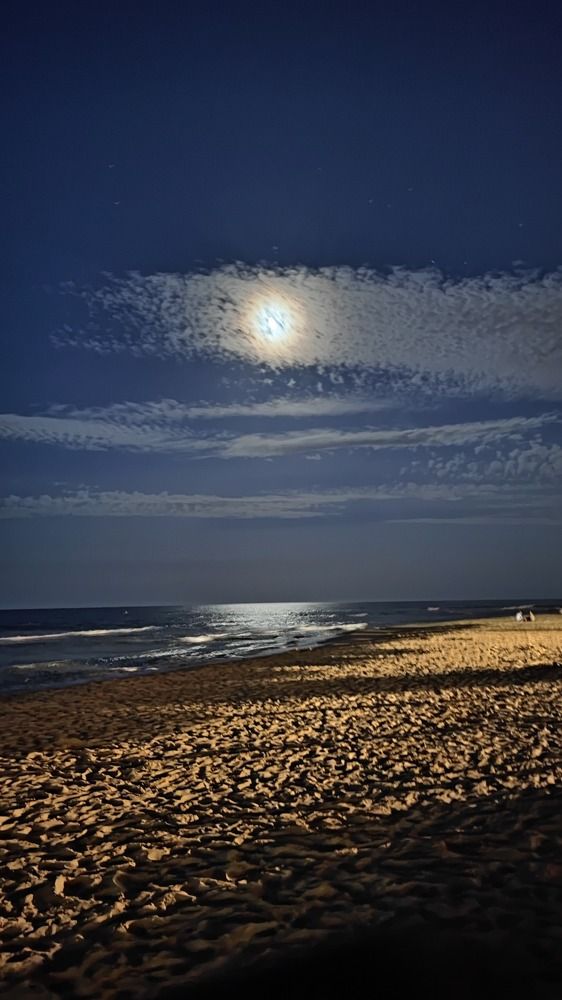 Ночь на пляже