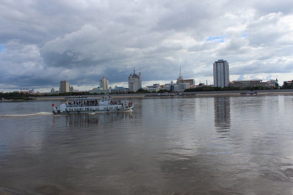 Китай с реки амур