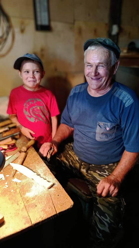 Внучек скучать не дает