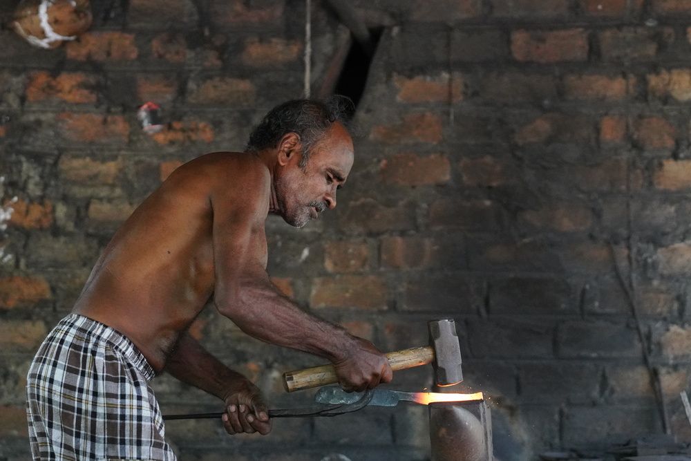 The blacksmith.