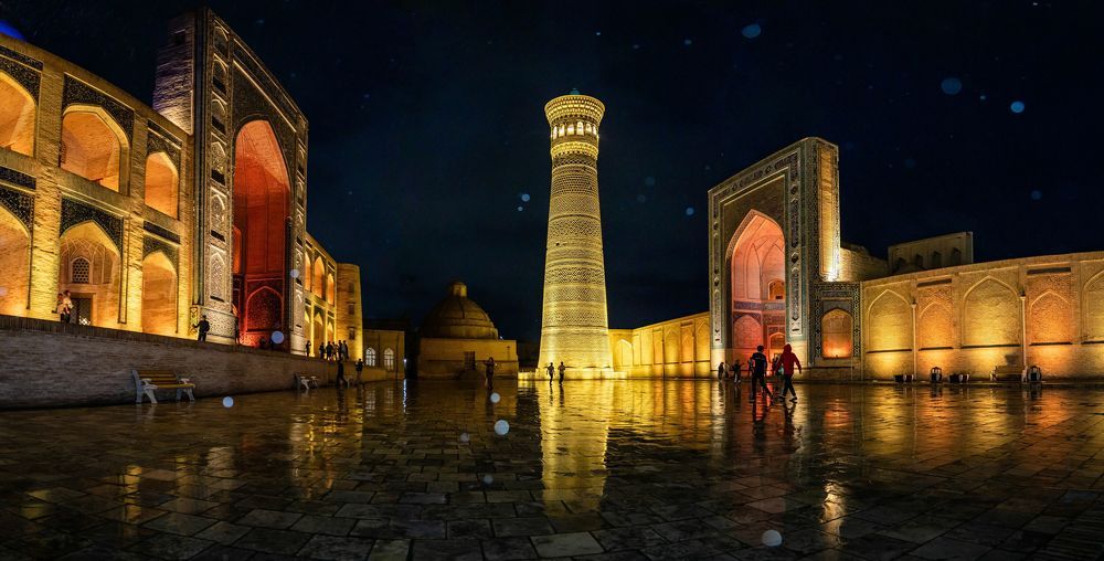 Ночная Бухара