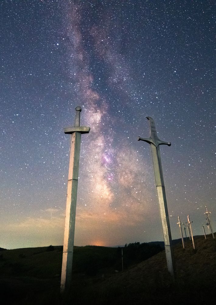 Swords of Honor Beneath the Milky Way