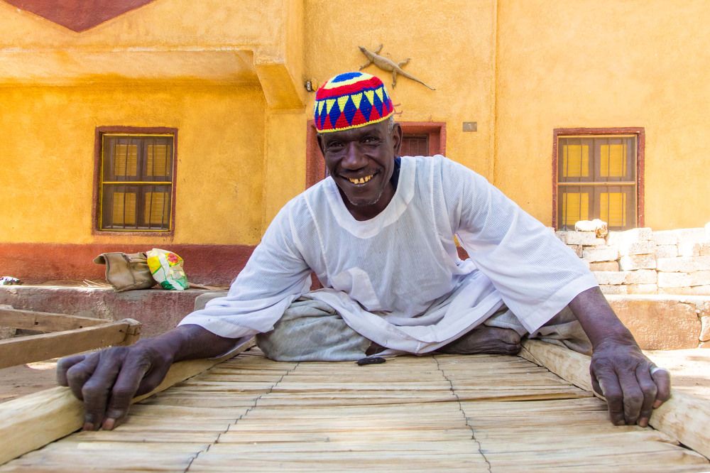 Making a local bed in Nubia