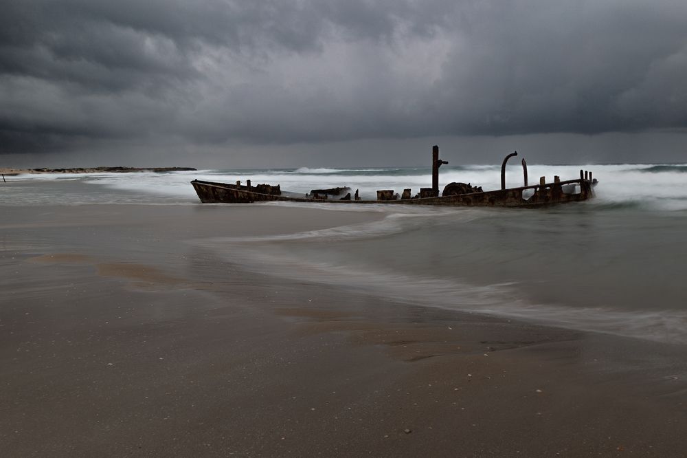 Shipwreck in the Beach