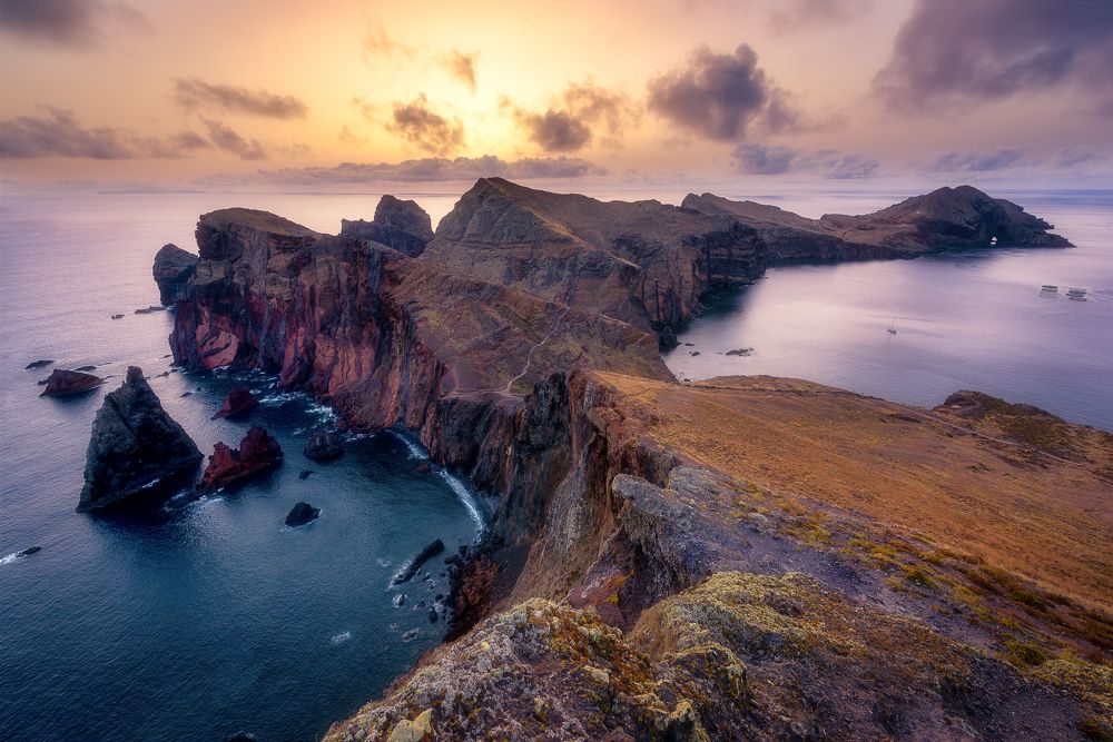 Sunrise at Ponta de São Lourenço