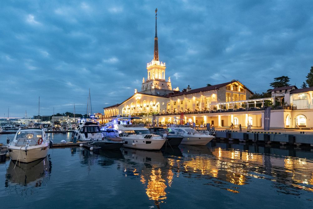 Синий час. Сочи.