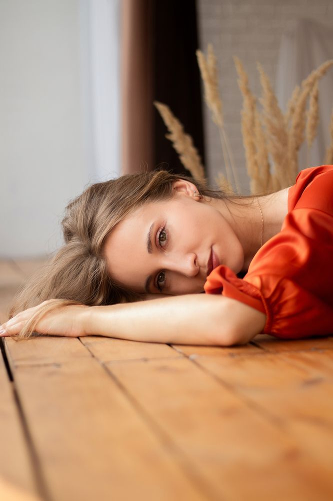 Emotional mood of complete calm and harmony.