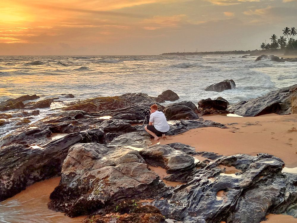 На берегу океана