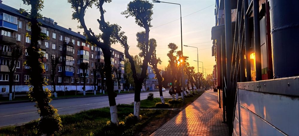 Закат в Междуреченске