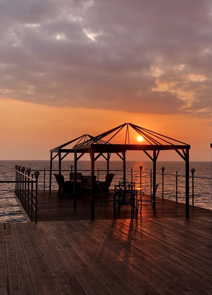 В лучах заката