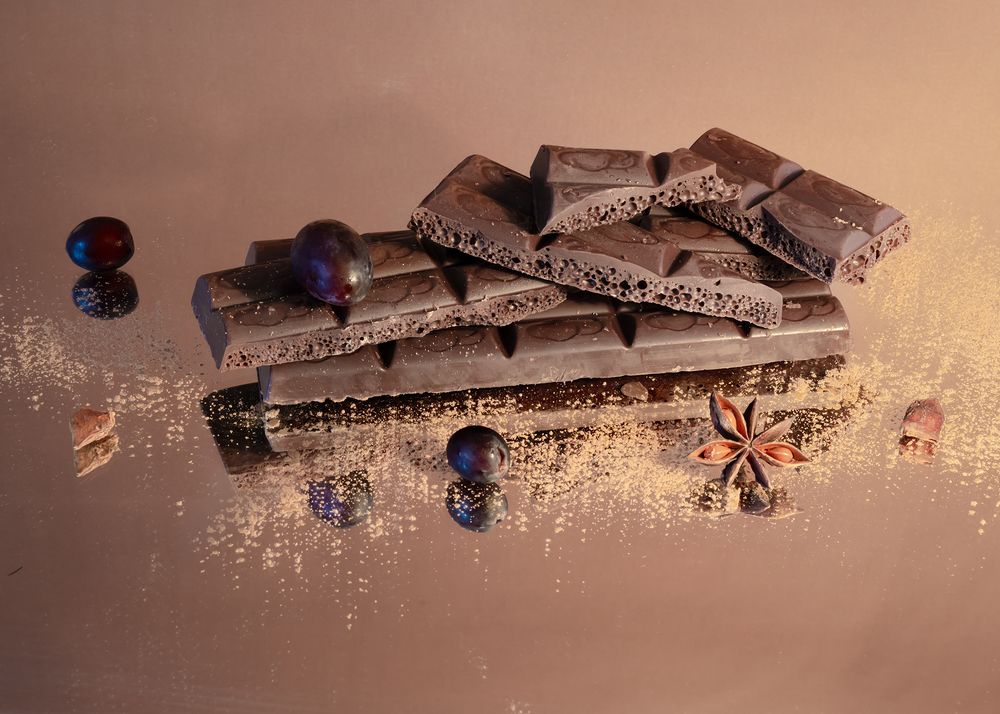 Шоколад с виноградом