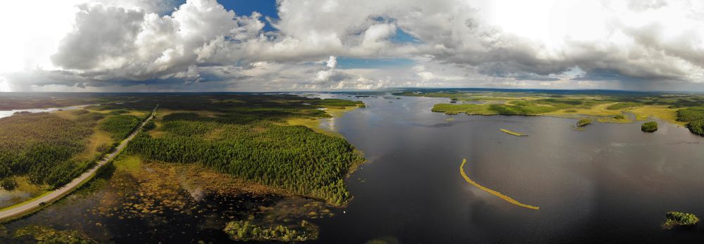 Дорога в дождь