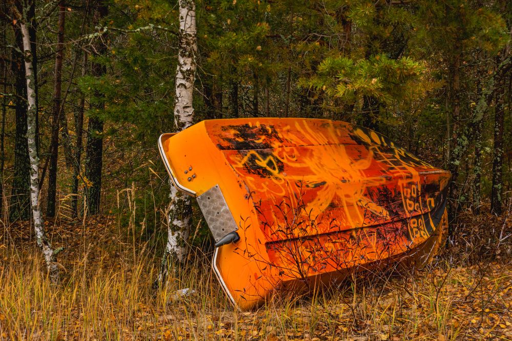 Лодочное граффити