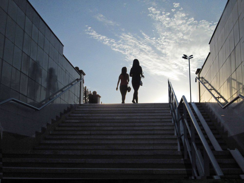 в подземном переходе