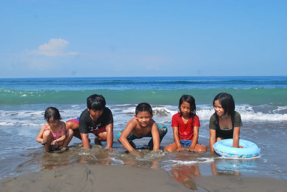 Cousins at the Beach