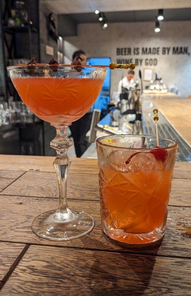 ... but we drink cocktails...