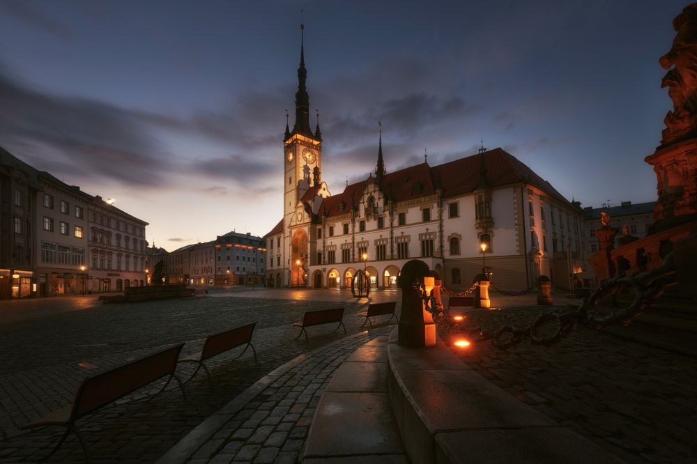In Olomouc on the square