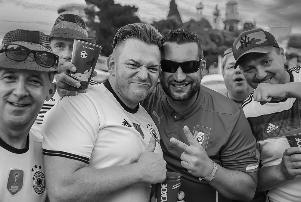 Болельщики.