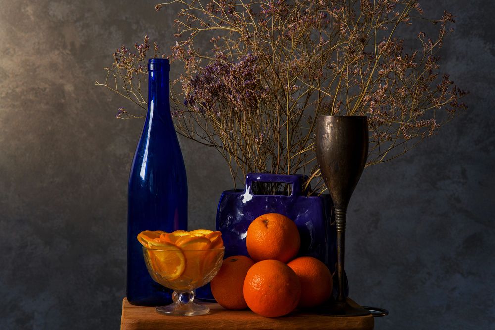 Натюрморт с апельсинами