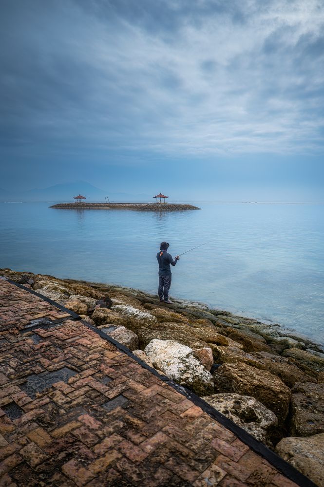 Fishing in the morning