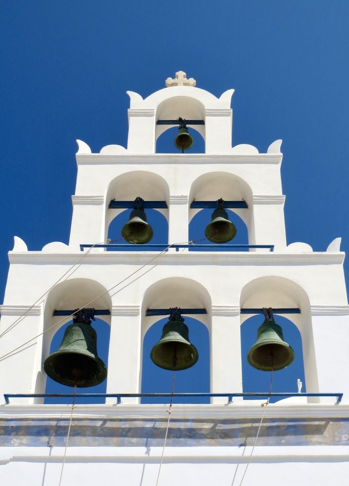 На острове Санторини (On the island of Santorini)