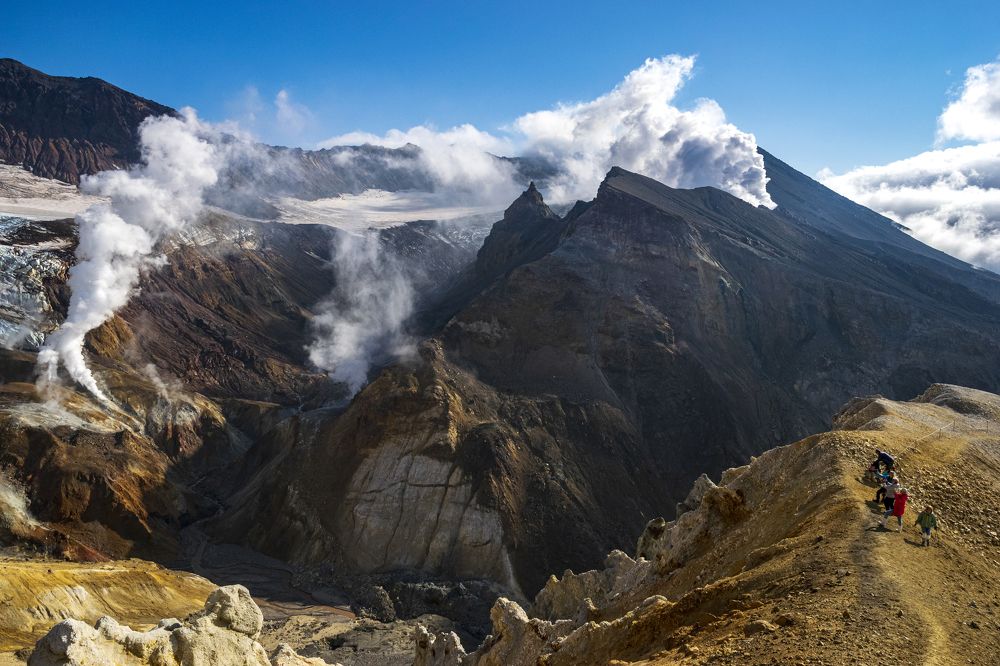 Фумаролы Мутновского вулкана