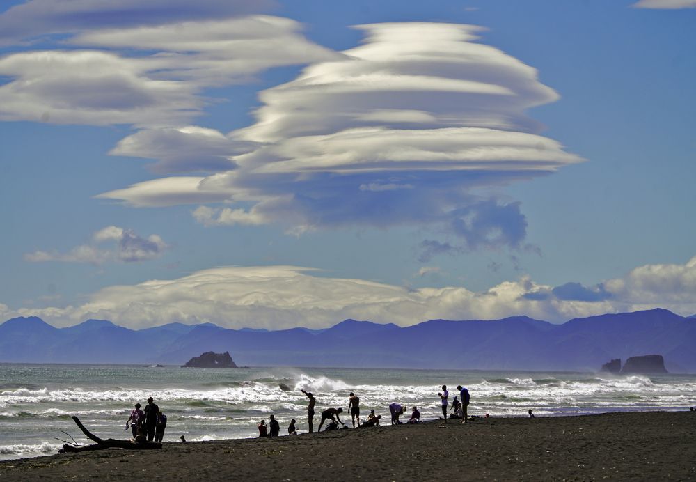 На берегу океана