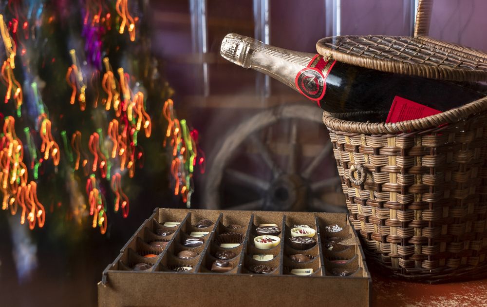 Шоколад с шампанским