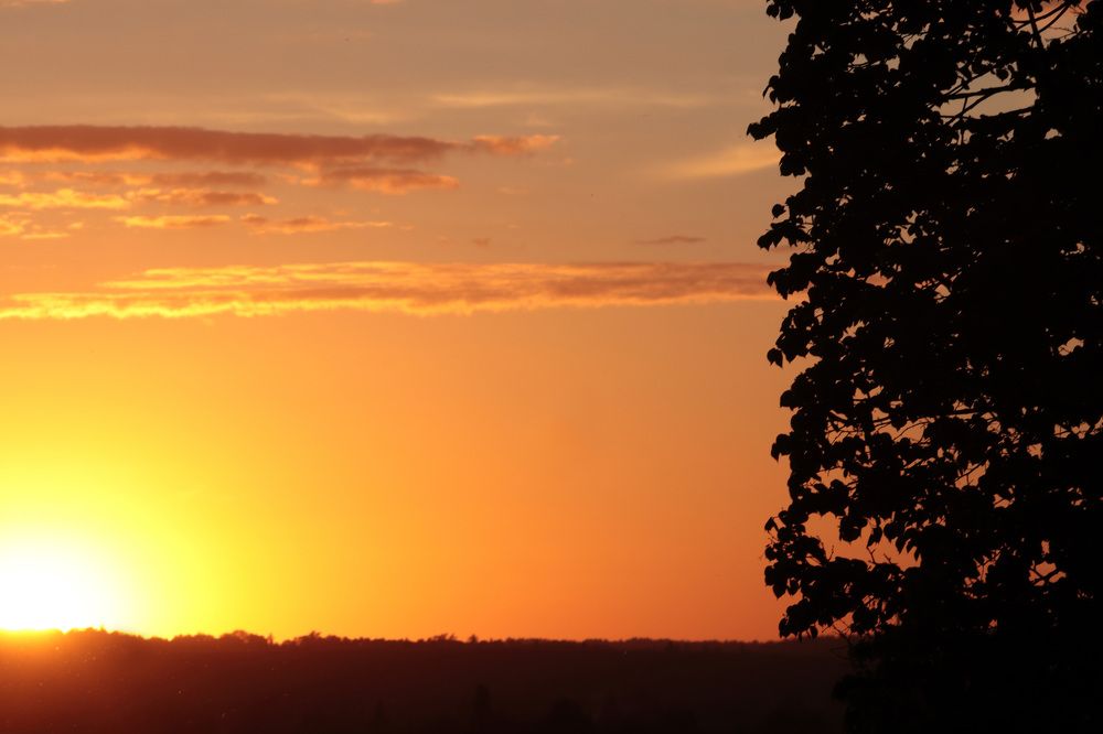 Закат в Орле