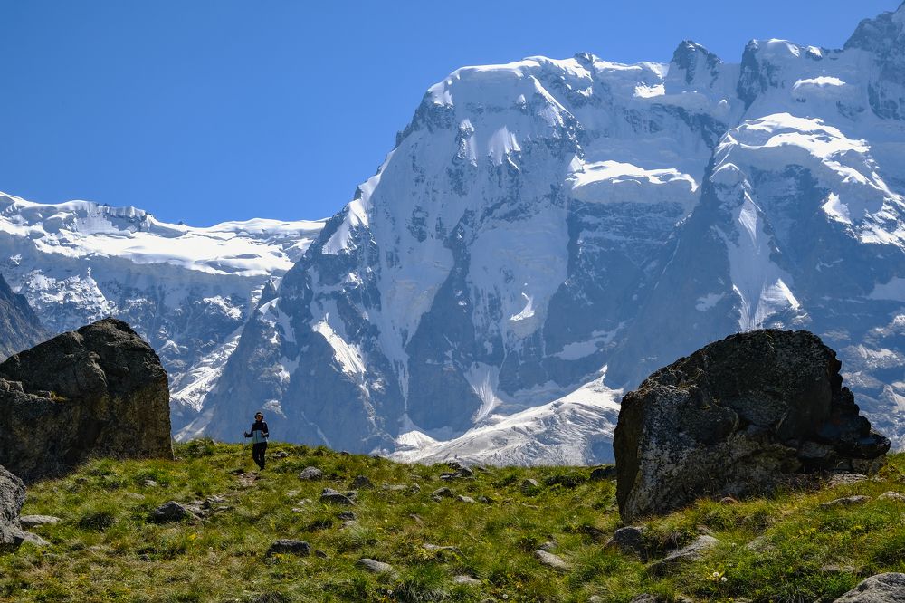 Безенги. Северная стена.
