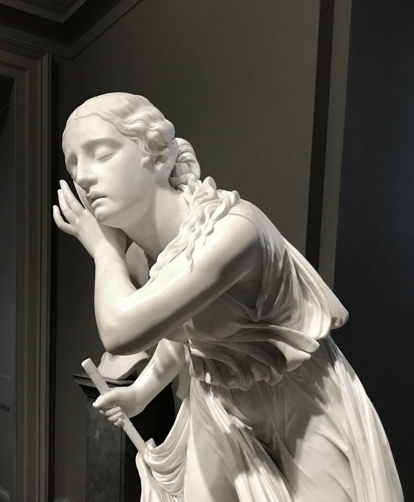 Nydia, the Blind Girl of Pompeii. The work of R. Rogers. 1860