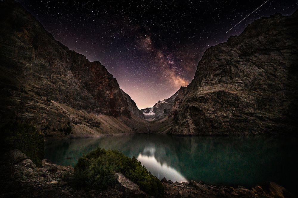 Озеро Большое Алло. Фанские горы. Таджикистан