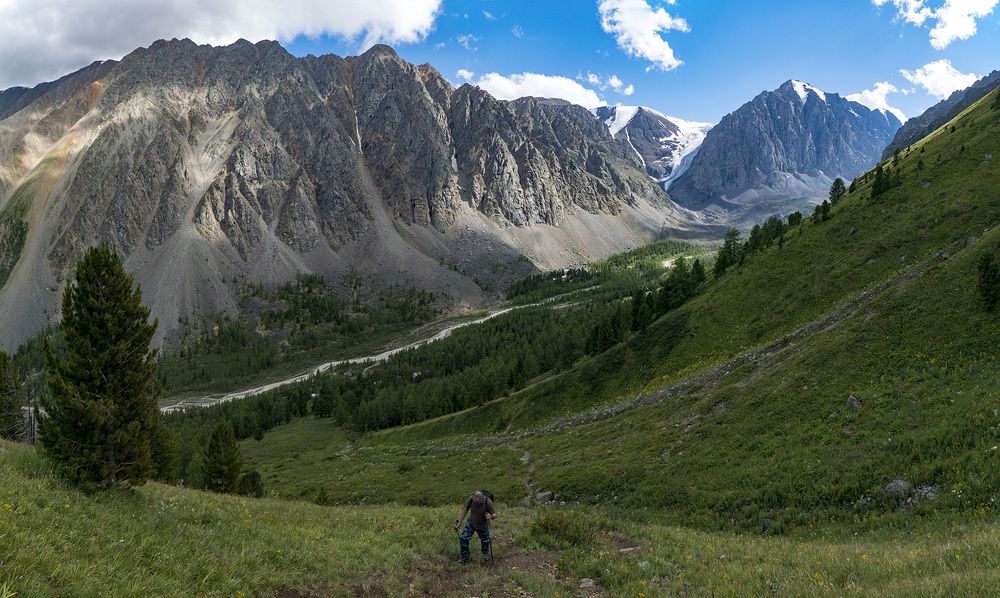 Ущелье Актру. Горный Алтай